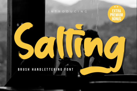Salting Font Salting Font Poster 1