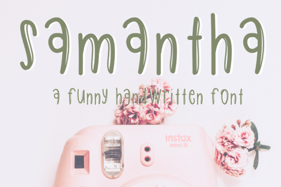 Samantha Font Poster 1