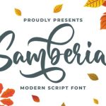 Samberia Font Poster 1