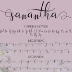 Sanantha Font Poster 8
