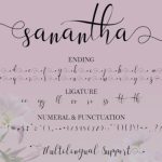 Sanantha Font Poster 9