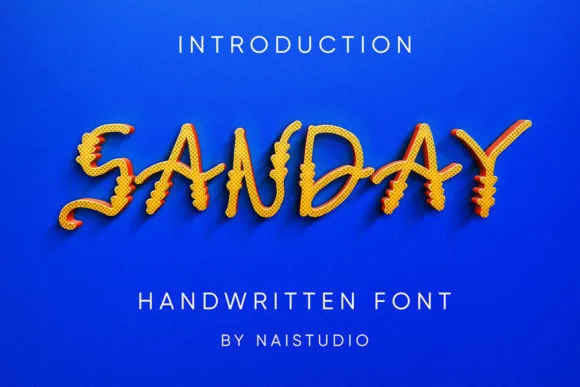 Sanday Font Sanday Font Poster 1