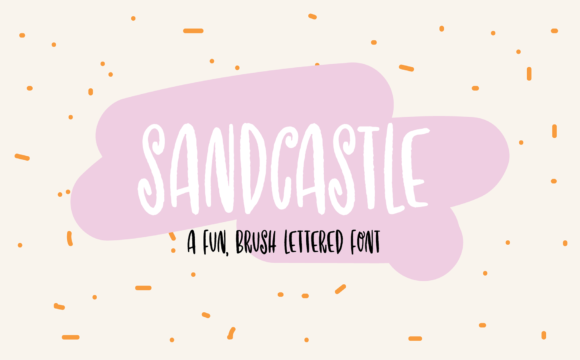 Sandcastle Font Poster 1