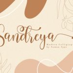 Sandreya Font Poster 1