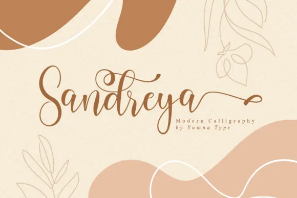 Sandreya Font Sandreya Font Poster 1