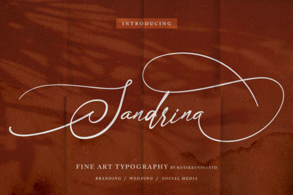 Sandrina Font Poster 1