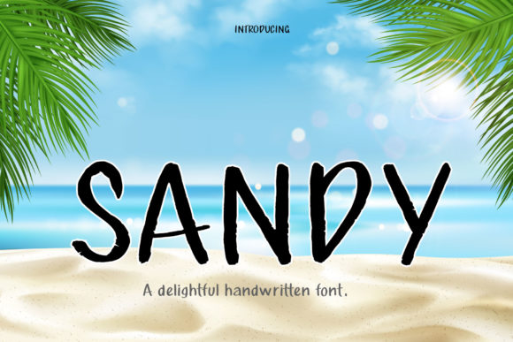 Sandy Font Poster 1