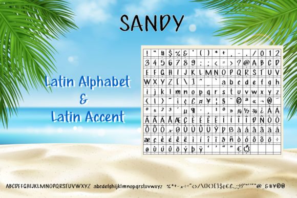 Sandy Font Poster 2