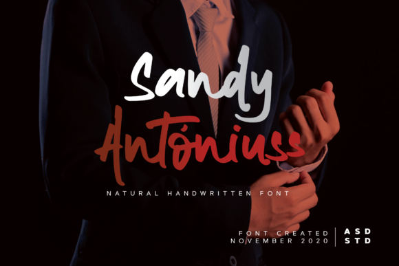 Sandy Antoniuss Font Poster 1