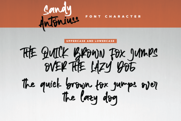 Sandy Antoniuss Font Poster 9