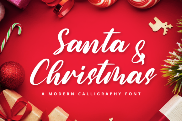 Santa & Christmas Font Santa & Christmas Font Poster 1