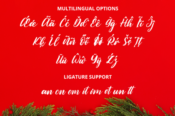 Santa & Christmas Font Poster 11