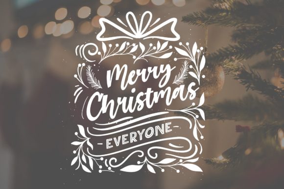 Santa Robin Font Poster 4