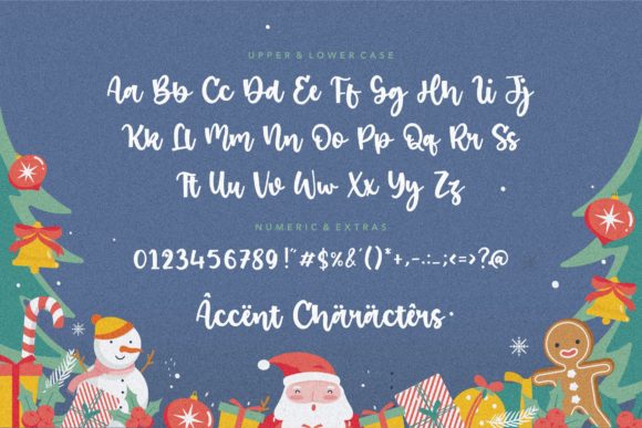 Santa Robin Font Poster 6