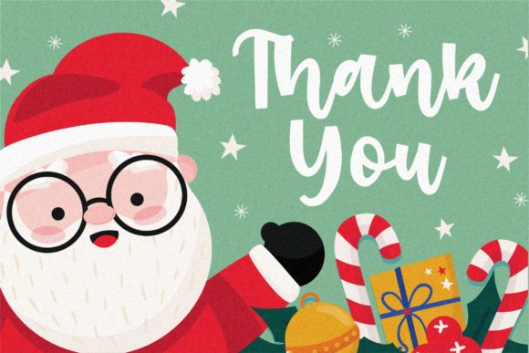 Santa Robin Font Poster 7