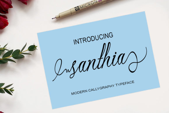 Santhia Font Poster 1