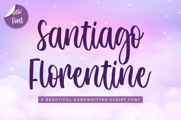 Santiago Florentine Font Poster 1