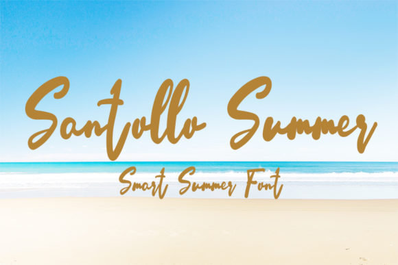 Santollo Summer Font Poster 1