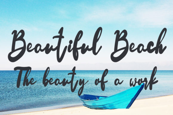 Santollo Summer Font Poster 3