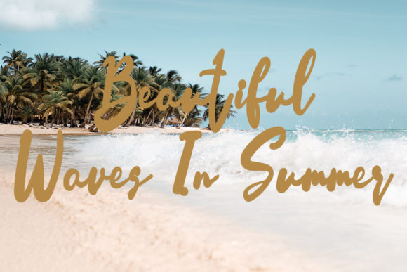 Santollo Summer Font Poster 4