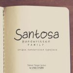 Santosa Font Poster 1