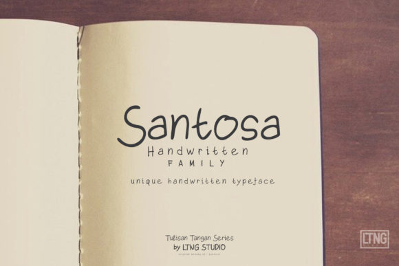 Santosa Font Poster 1