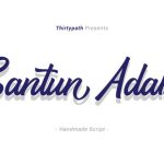 Santun Adab Font Poster 1
