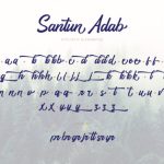 Santun Adab Font Poster 7