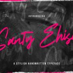 Santy Ehisa Font Poster 1