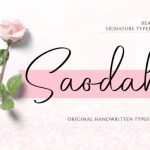 Saodah Font Poster 1