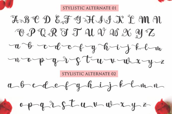 Saranghae Font Poster 13
