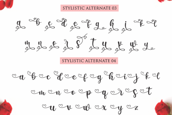 Saranghae Font Poster 14