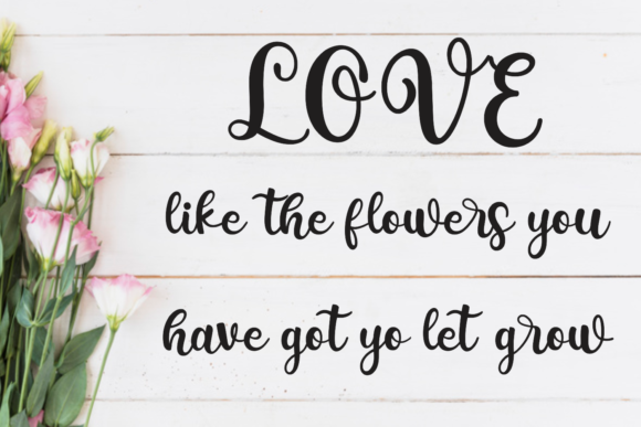 Saranghae Font Poster 7