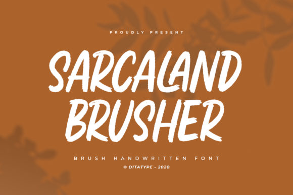 Sarcaland Brusher Font Poster 1