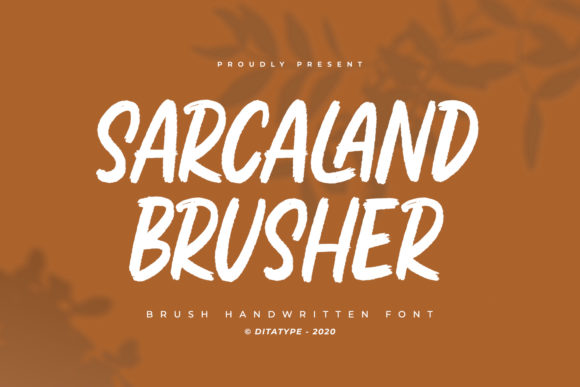 Sarcaland Brusher Font