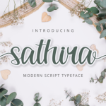 Sathira Font Poster 1