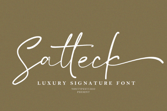 Satteck Font