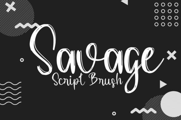 Savage Font Poster 1