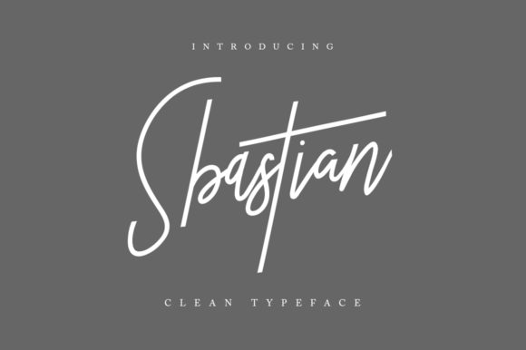 Sbastian Font Poster 1