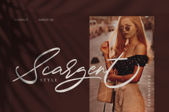 Scargent Font Poster 15
