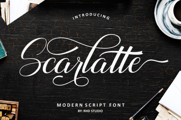 Scarlatte Font Poster 1