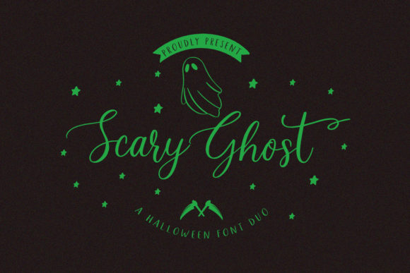 Scary Ghost Font Poster 1