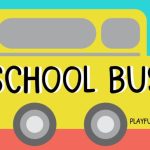 School Bus Font Poster 1