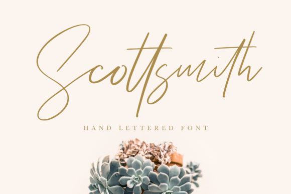 Scottsmith Font Poster 1