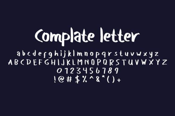 Scratch House Font Poster 4