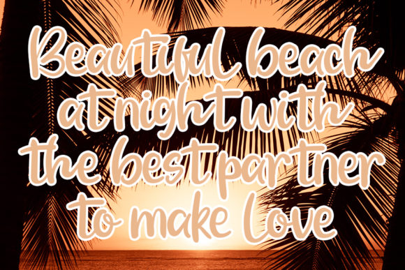 Sea Beach Font Poster 4