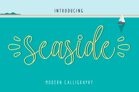 Seaside Font Poster 1