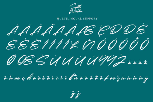 Seattle Weather Font Poster 8