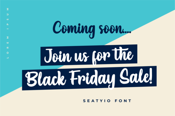 Seatyio Font Poster 9