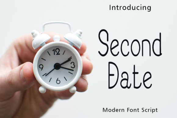 Second Date Font Poster 1